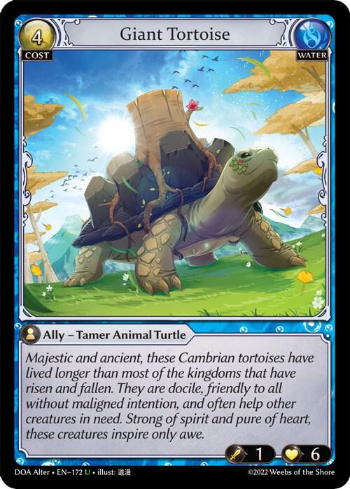 Giant Tortoise - Dawn of Ashes Alter Edition (DOA Alter) *FOIL*