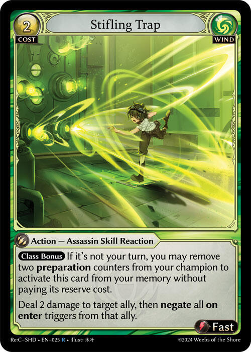 Stifling Trap - Tristan Re:Collection, Shadowdancer (SHD)