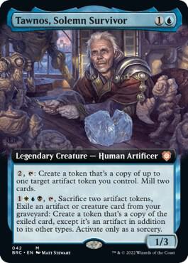 Tawnos, Solemn Survivor (Extended Art) - Commander: The Brothers' War (BRC)