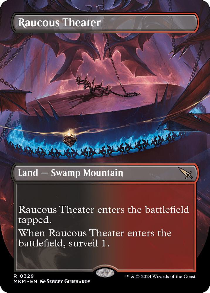 Raucous Theater (Borderless) - Murders at Karlov Manor (MKM) *FOIL*