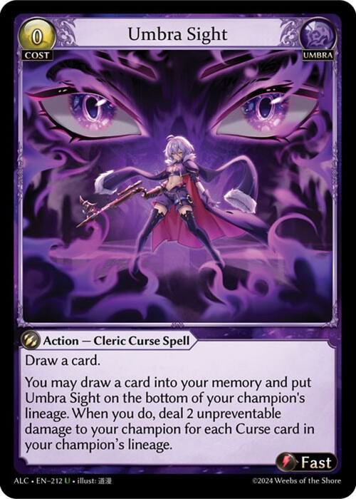 Umbra Sight - Alchemical Revolution (ALC)
