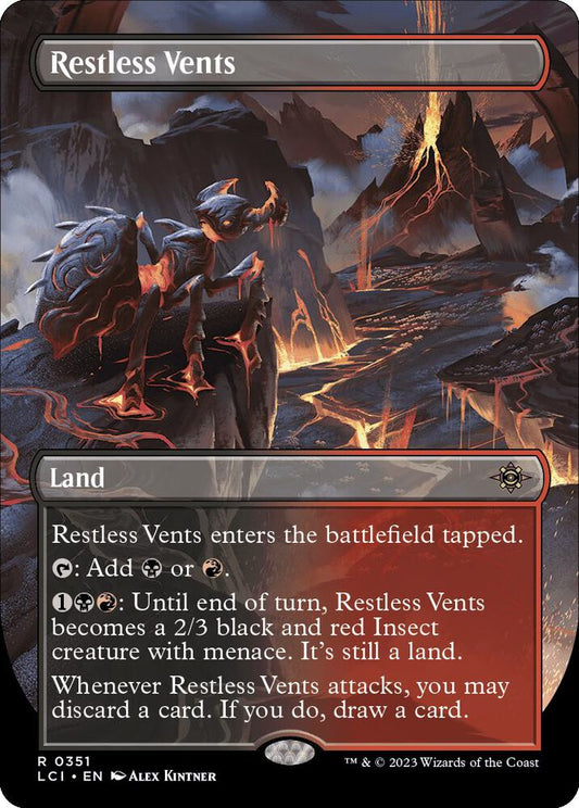Restless Vents (Borderless) - The Lost Caverns of Ixalan (LCI)