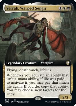 Verrak, Warped Sengir (Extended Art) - Commander: Dominaria United (DMC)