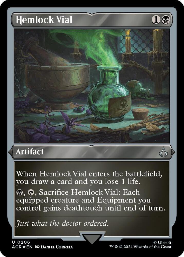 Hemlock Vial (Foil Etched) - Universes Beyond: Assassin's Creed (ACR)