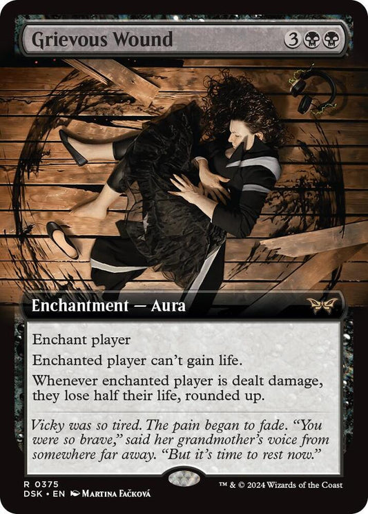 Grievous Wound (Extended Art) - Duskmourn: House of Horror (DSK) *FOIL*
