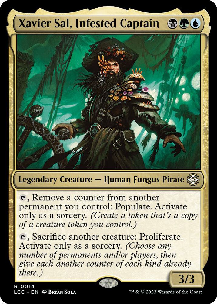 Xavier Sal, Infested Captain - Commander: The Lost Caverns of Ixalan (LCC)