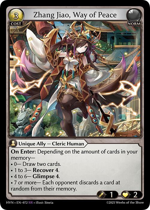 Zhang Jiao, Way of Peace - Abyssal Heaven (HVN) - FOIL