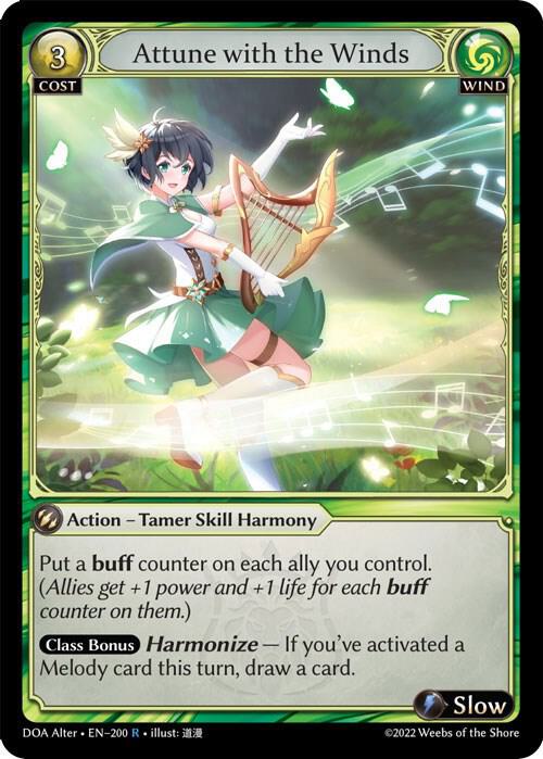Attune with the Winds - Dawn of Ashes Alter Edition (DOA Alter)