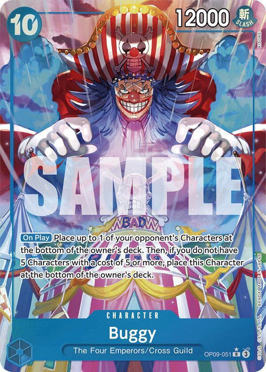 Buggy (051) (Alternate Art) - Emperors in the New World (OP09) Emperors in the New World