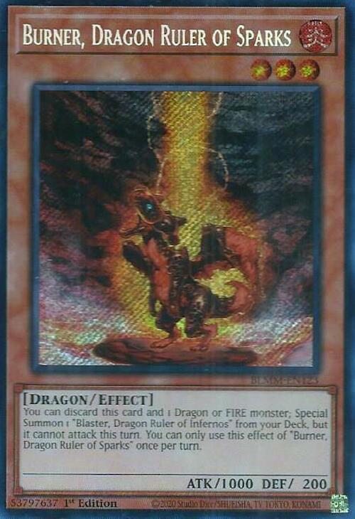 Burner, Dragon Ruler of Sparks - Battles of Legend: Monster Mayhem (BLMM) Battles of Legend: Monster Mayhem NM