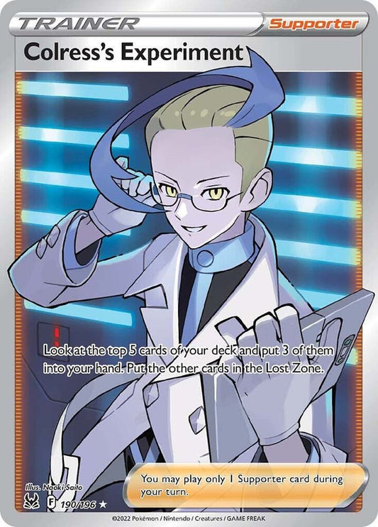 Colress's Experiment (Full Art) - SWSH11: Lost Origin (SWSH11) SWSH11: Lost Origin