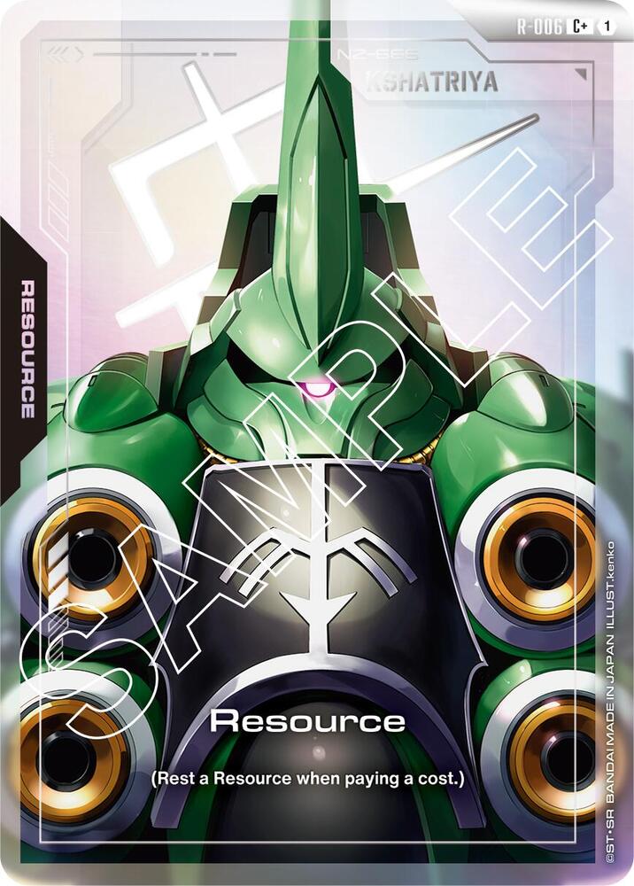Resource (R-006) (C+) - Newtype Rising (GD01) Newtype Rising