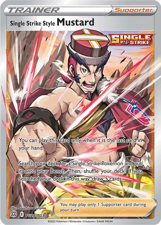 Single Strike Style Mustard - SWSH09: Brilliant Stars Trainer Gallery (SWSH09:TG) SWSH09: Brilliant Stars Trainer Gallery