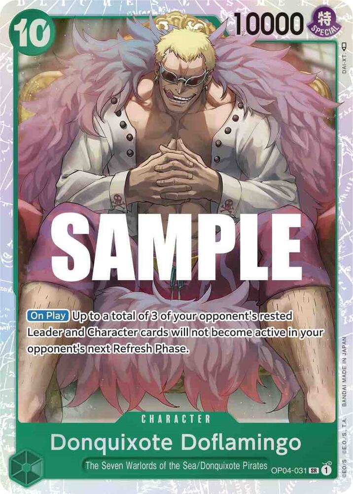 Donquixote Doflamingo (031) - Kingdoms of Intrigue (OP04) Kingdoms of Intrigue