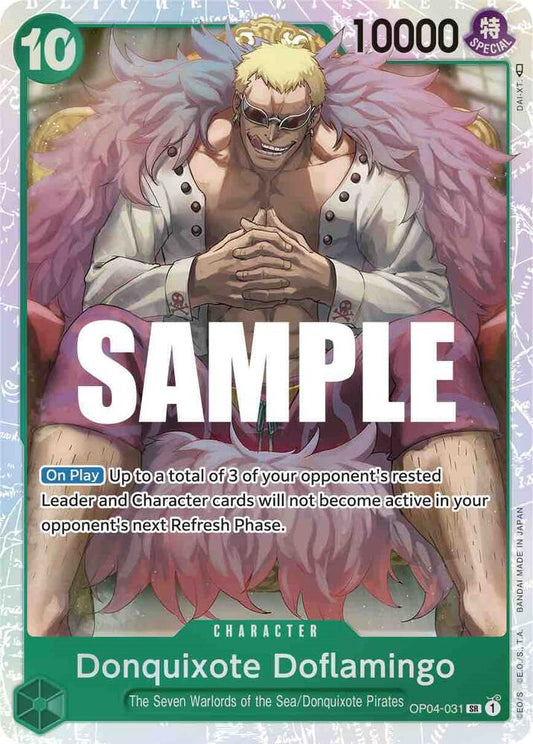 Donquixote Doflamingo (031) - Kingdoms of Intrigue (OP04) Kingdoms of Intrigue