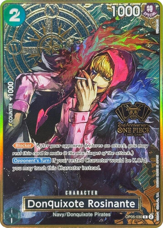 Donquixote Rosinante (One Piece Japanese Version 2nd Anniversary Set) - One Piece Promotion Cards (OP-PR)