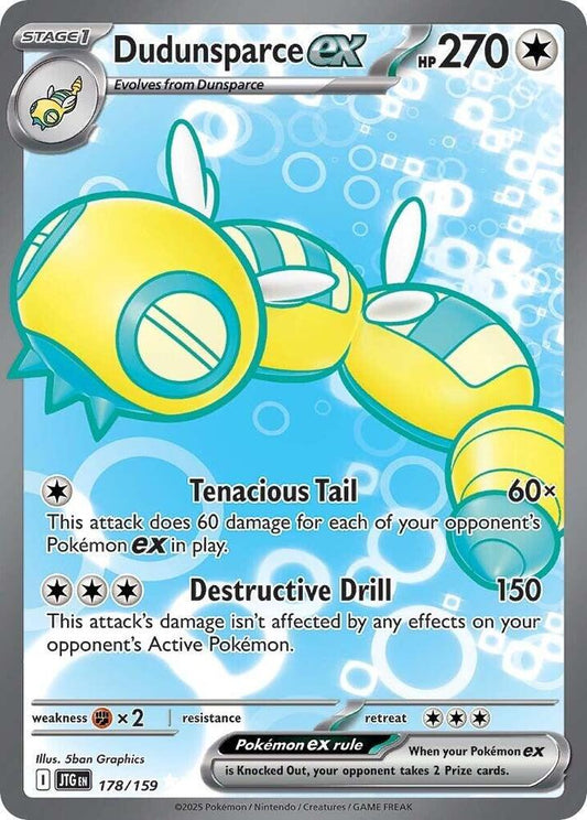 Dudunsparce ex - 178/159 - SV09: Journey Together (JTG) NM