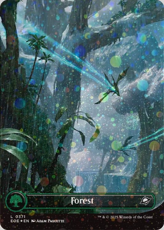 Forest (0266) (Borderless) - Edge of Eternities (EOE) GALAXY FOIL