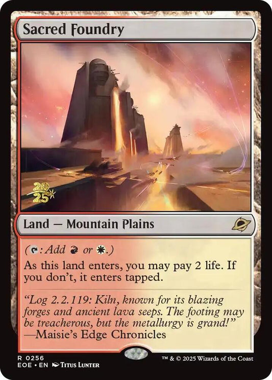 Sacred Foundry - Prerelease Cards (PRE) Prerelease Cards.   SEALED