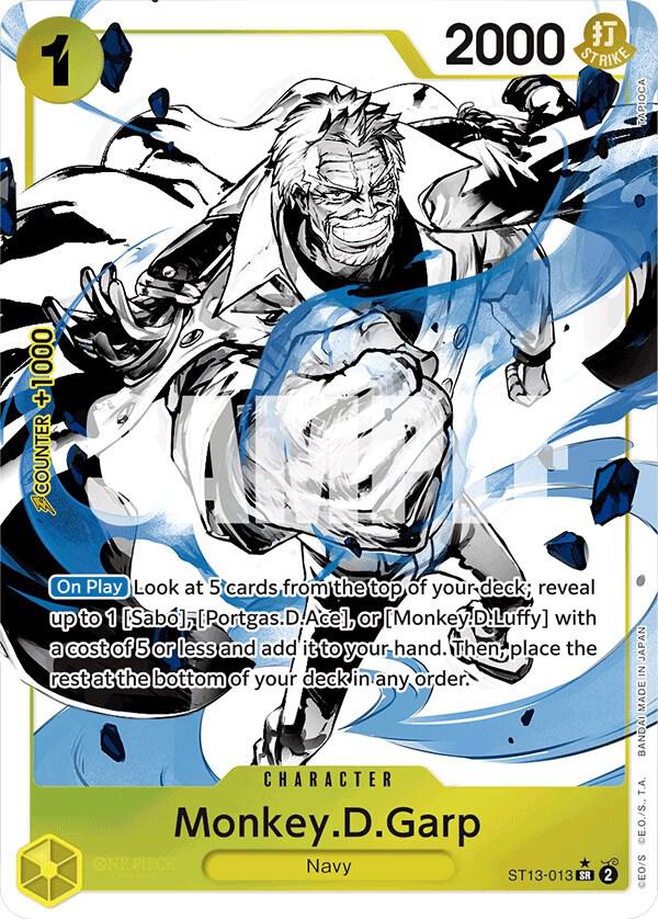 Monkey.D.Garp (Parallel) - Ultra Deck: The Three Brothers (ST-13) Ultra Deck: The Three Brothers