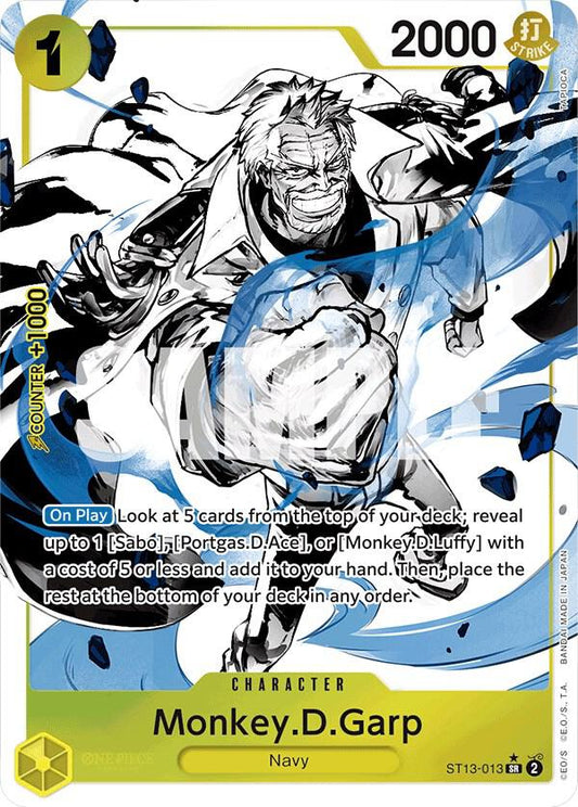 Monkey.D.Garp (Parallel) - Ultra Deck: The Three Brothers (ST-13) Ultra Deck: The Three Brothers