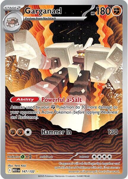 Garganacl - 147/132 - ME01: Mega Evolution (MEG) ME01: Mega Evolution NM