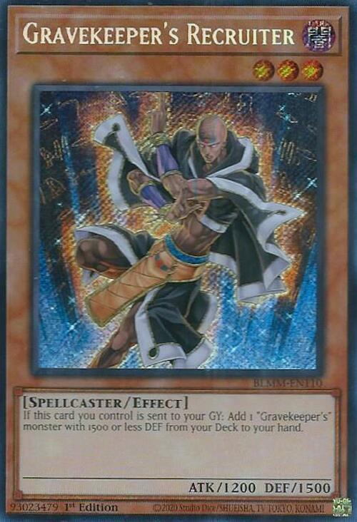 Gravekeeper's Recruiter - Battles of Legend: Monster Mayhem (BLMM) Battles of Legend: Monster Mayhem NM