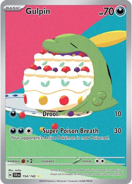 Gulpin - 154/142 - SV07: Stellar Crown (SCR) SV07: Stellar Crown NM