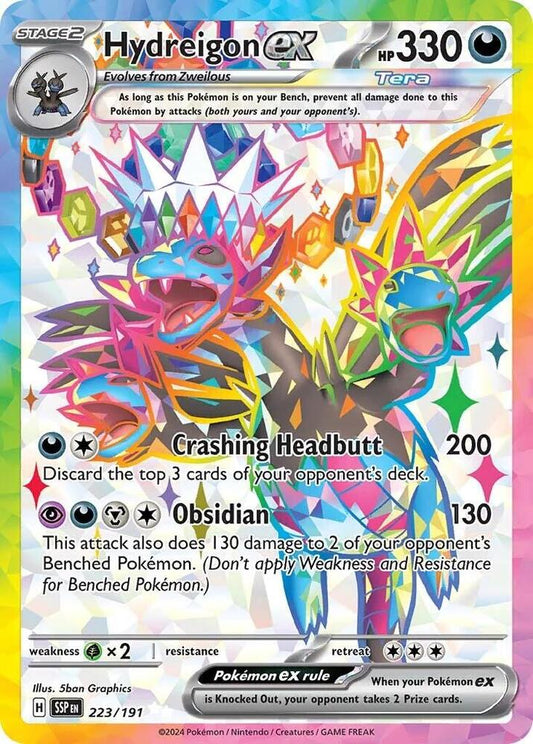 Hydreigon ex - 223/191 - SV08: Surging Sparks (SSP) SV08: Surging Sparks