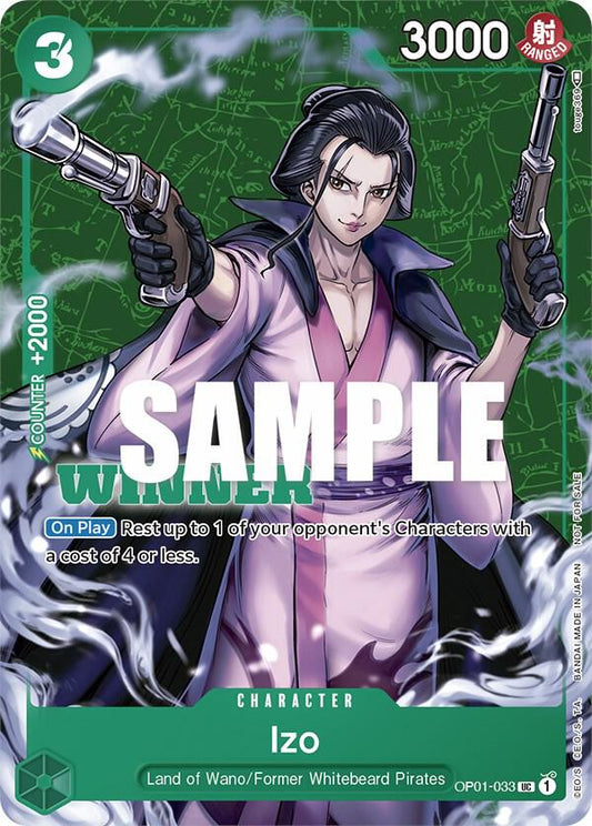 Izo (Tournament Pack Vol. 2) [Winner] - One Piece Promotion Cards (OP-PR) One Piece Promotion Cards