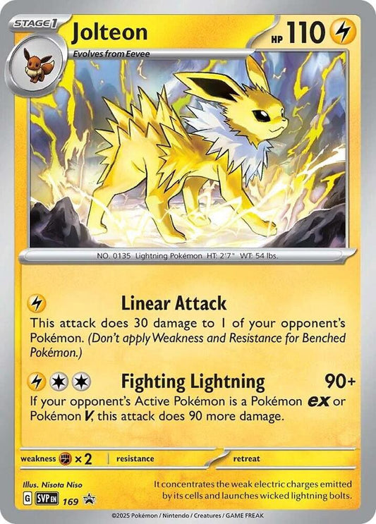 Jolteon - 169 - SV: Scarlet & Violet Promo Cards (SVP) SV: Scarlet & Violet Promo Cards