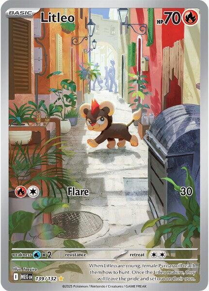 Litleo - 139/132 - ME01: Mega Evolution (MEG) ME01: Mega Evolution NM