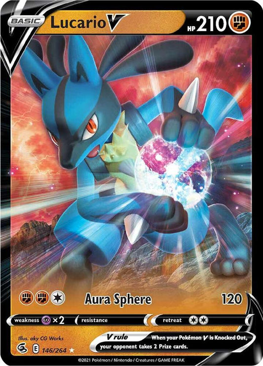 Lucario V - SWSH08: Fusion Strike (SWSH08) SWSH08: Fusion Strike