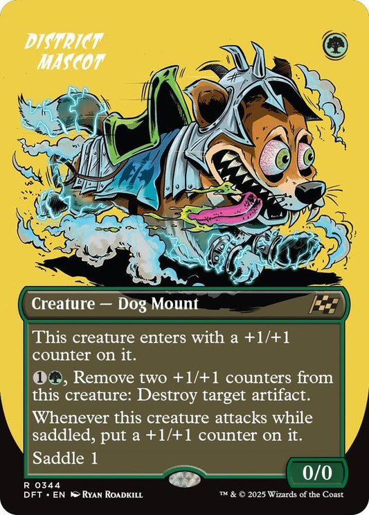 District Mascot (Borderless) - Aetherdrift (DFT)