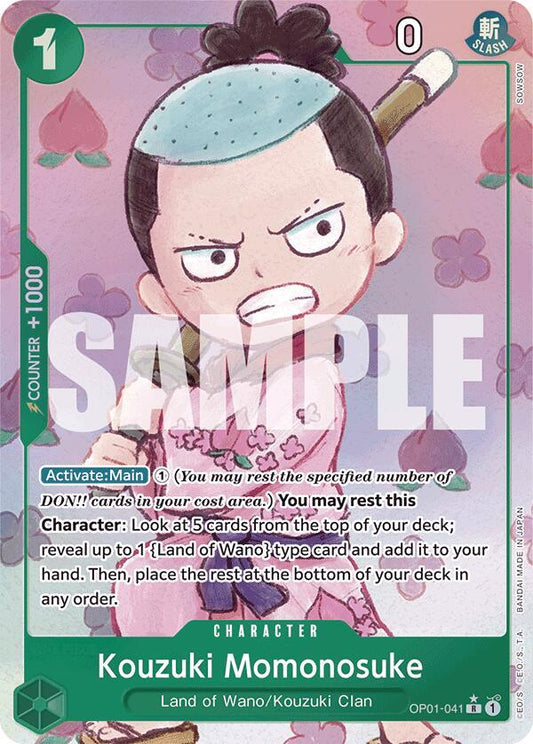 Kouzuki Momonosuke (Alternate Art) - Premium Booster -The Best- (PRB-01) Premium Booster -The Best-
