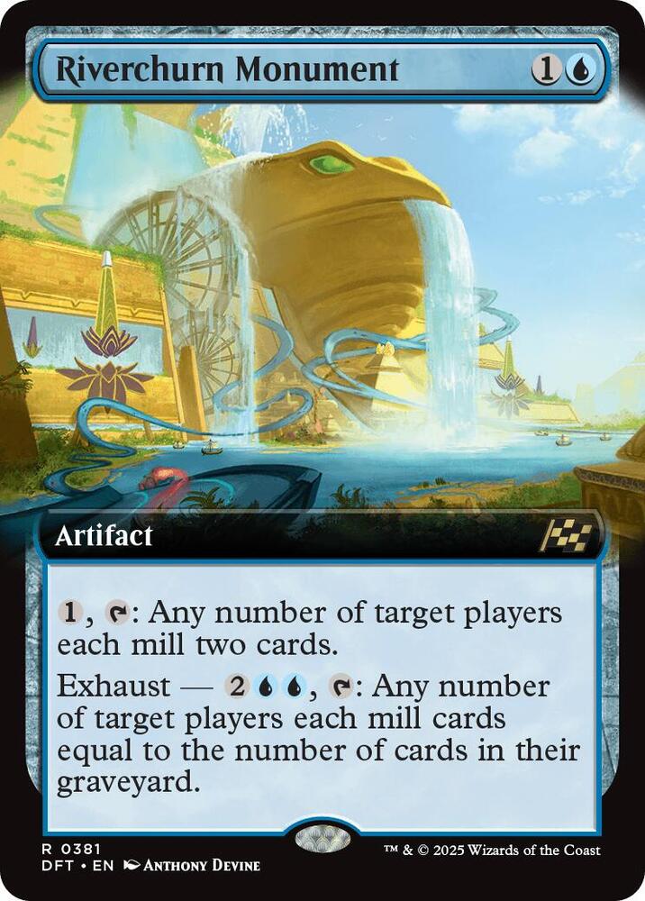 Riverchurn Monument (Extended Art) - Aetherdrift (DFT)