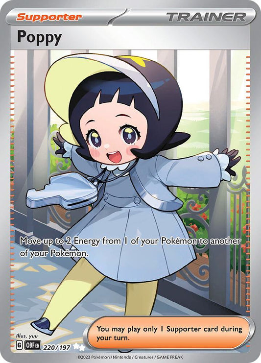 Poppy - 220/197 - SV03: Obsidian Flames (OBF) SV03: Obsidian Flames
