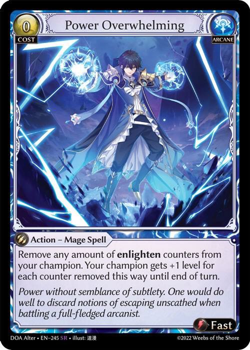 Power Overwhelming - Dawn of Ashes Alter Edition (DOA Alter)