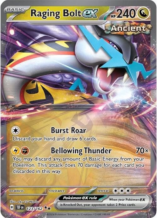 Raging Bolt ex - 123/162 - SV05: Temporal Forces (TEF) SV05: Temporal Forces
