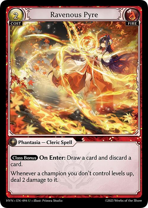 Ravenous Pyre - Abyssal Heaven (HVN) Abyssal Heaven.  FOIL