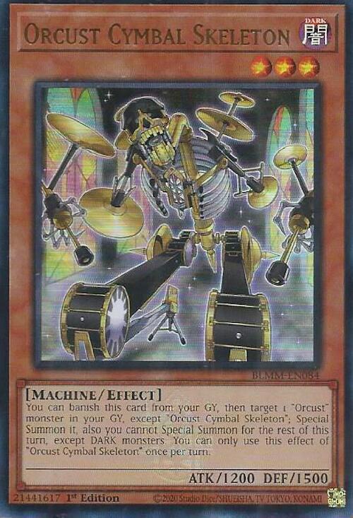 Orcust Cymbal Skeleton - Battles of Legend: Monster Mayhem (BLMM)