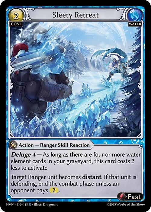 Sleety Retreat - Abyssal Heaven (HVN) Abyssal Heaven.  FOIL
