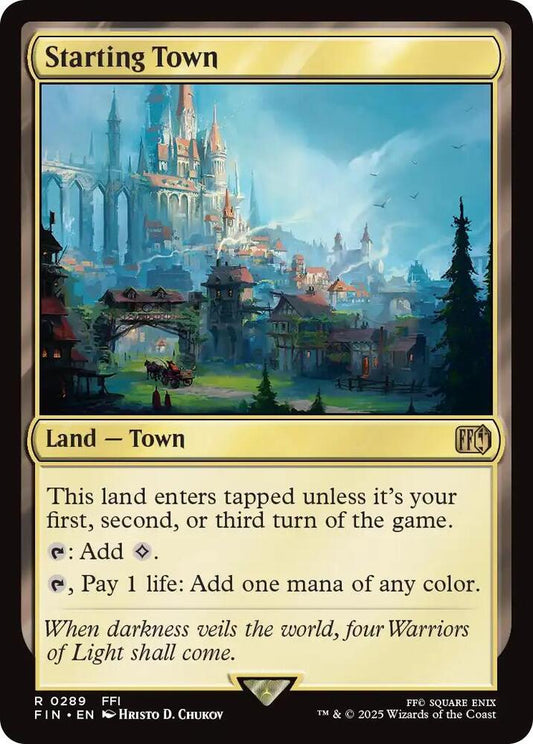 Starting Town - FINAL FANTASY (FIN) FINAL FANTASY /NM/ Regular