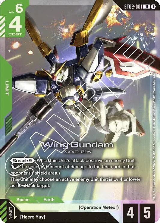 Wing Gundam - Starter Deck 02: Wings of Advance (ST02) Starter Deck 02: Wings of Advance