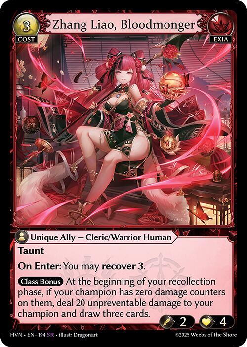 Zhang Liao, Bloodmonger - Abyssal Heaven (HVN) Abyssal Heaven